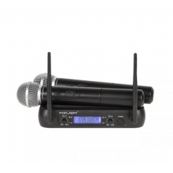 WR-358LD  Mikrofon VHF 2 kanały  (2 x mik. do ręki) MIK0141
